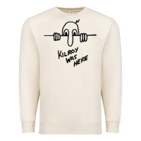 Sandshell Kilroy was here (on RedBubble) gift Premium Sweatshirt - PixelWave