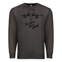 Smoke Kilroy was here (on RedBubble) gift Premium Sweatshirt - PixelWave