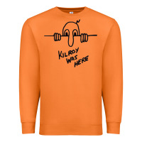Carrot Kilroy was here (on RedBubble) gift Premium Sweatshirt - PixelWave