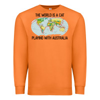 Carrot the world is a cat playing with australia 2020 shirt Premium Sweatshirt - PixelWave