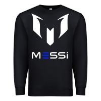 Black messi Premium Sweatshirt - PixelWave