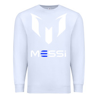 White messi Premium Sweatshirt - PixelWave
