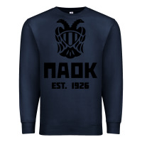 Navy paok merch Premium Sweatshirt - PixelWave