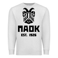 Oatmeal Heather paok merch Premium Sweatshirt - PixelWave