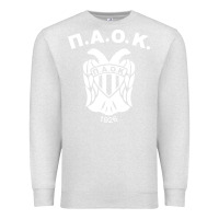 Oatmeal Heather paok merch Premium Sweatshirt - PixelWave