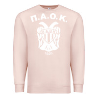 Pale Pink paok merch Premium Sweatshirt - PixelWave