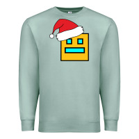 Seafoam Geometry Dash Premium Sweatshirt - PixelWave