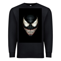 Black The venom Premium Sweatshirt - PixelWave