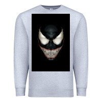 Heather Grey The venom Premium Sweatshirt - PixelWave