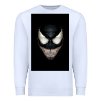 White The venom Premium Sweatshirt - PixelWave