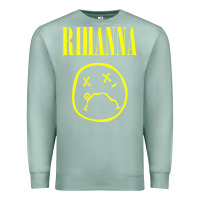 Seafoam Grunge Rihanna Premium Sweatshirt - PixelWave