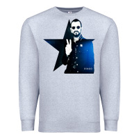 Heather Grey ringo starr 01 Premium Sweatshirt - PixelWave