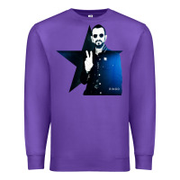 Purple ringo starr 01 Premium Sweatshirt - PixelWave