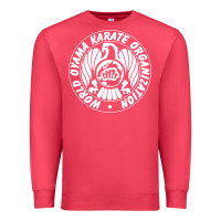 Cardinal World Oyama Karate Organization ( white ) Premium Sweatshirt - PixelWave