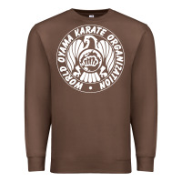 Chestnut World Oyama Karate Organization ( white ) Premium Sweatshirt - PixelWave