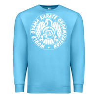 Ocean Blue World Oyama Karate Organization ( white ) Premium Sweatshirt - PixelWave