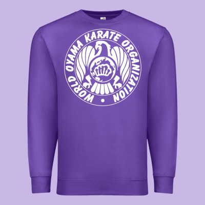 World Oyama Karate Organization ( White ) Premium Sweatshirt Designed By Pixelwave