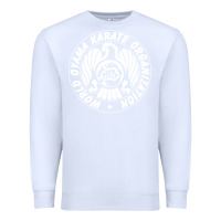 White World Oyama Karate Organization ( white ) Premium Sweatshirt - PixelWave
