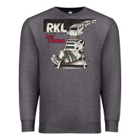 Charcoal Heather RKL Keep Laughing Essential Premium Sweatshirt - PixelWave