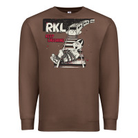 Chestnut RKL Keep Laughing Essential Premium Sweatshirt - PixelWave