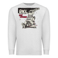 Oatmeal Heather RKL Keep Laughing Essential Premium Sweatshirt - PixelWave
