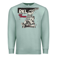 Seafoam RKL Keep Laughing Essential Premium Sweatshirt - PixelWave