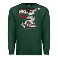 Sports Green RKL Keep Laughing Essential Premium Sweatshirt - PixelWave