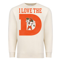 Sandshell i love the d broncos football quote Premium Sweatshirt - PixelWave