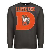Smoke i love the d broncos football quote Premium Sweatshirt - PixelWave