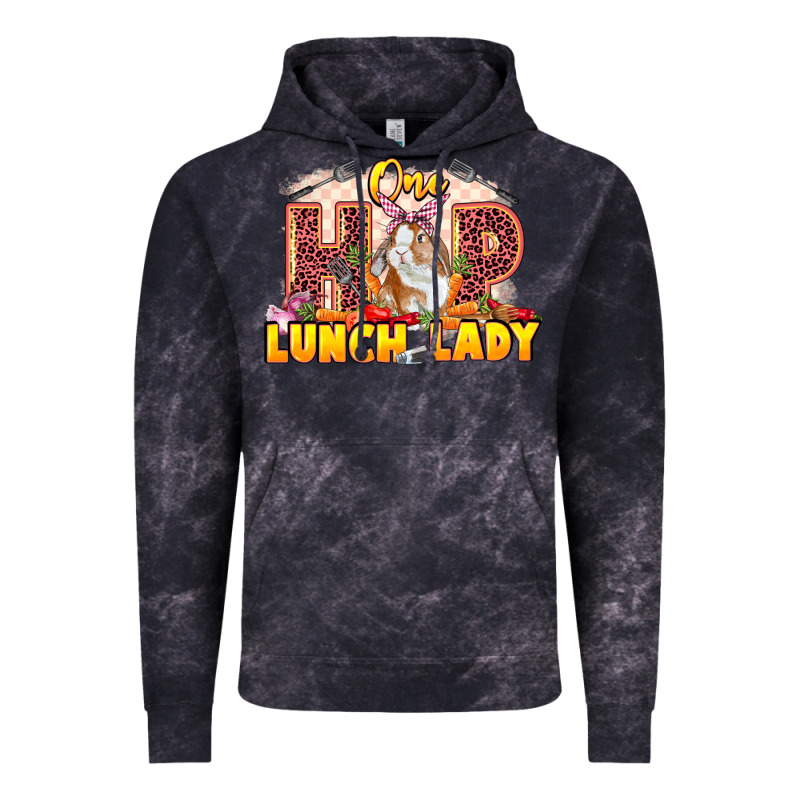 One Hip Lunch Lady Easter Day Vintage Hoodie by LillyAllenDesigns | Teevron