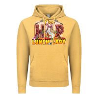 Vintage Mustard One hip lunch lady Easter Day Vintage Hoodie - LillyAllenDesigns