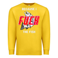 Lemon because i fuck the fish Premium Sweatshirt - PixelWave