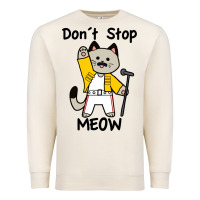 Sandshell Don´t Stop Meow Premium Sweatshirt - PixelWave