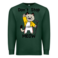 Sports Green Don´t Stop Meow Premium Sweatshirt - PixelWave