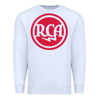 White rca radio tubes Premium Sweatshirt - PixelWave