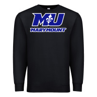 Black marymount university vectorized Premium Sweatshirt - PixelWave