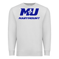 Dove Grey marymount university vectorized Premium Sweatshirt - PixelWave