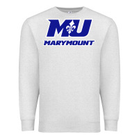 Oatmeal Heather marymount university vectorized Premium Sweatshirt - PixelWave