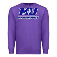 Purple marymount university vectorized Premium Sweatshirt - PixelWave