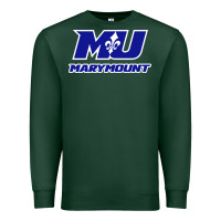 Sports Green marymount university vectorized Premium Sweatshirt - PixelWave