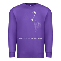 Purple clap your hand say yeah Premium Sweatshirt - PixelWave