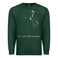 Sports Green clap your hand say yeah Premium Sweatshirt - PixelWave