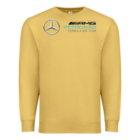 Antique Gold mercedis f1 Premium Sweatshirt - PixelWave