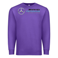 Purple mercedis f1 Premium Sweatshirt - PixelWave