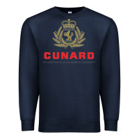 Navy luxury cruises cunard Premium Sweatshirt - PixelWave