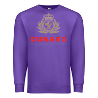 Purple luxury cruises cunard Premium Sweatshirt - PixelWave
