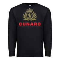 Black luxury cruises cunard Premium Sweatshirt - PixelWave