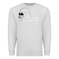 Dove Grey studio vader   star Premium Sweatshirt - PixelWave