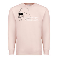 Pale Pink studio vader   star Premium Sweatshirt - PixelWave
