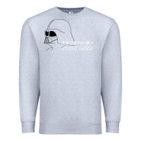Heather Grey studio vader   star Premium Sweatshirt - PixelWave